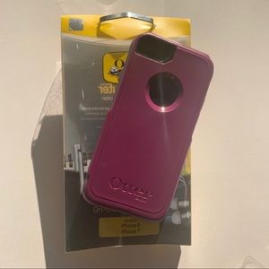 Purple Otter Box Case For iPhone SE/6/7/8